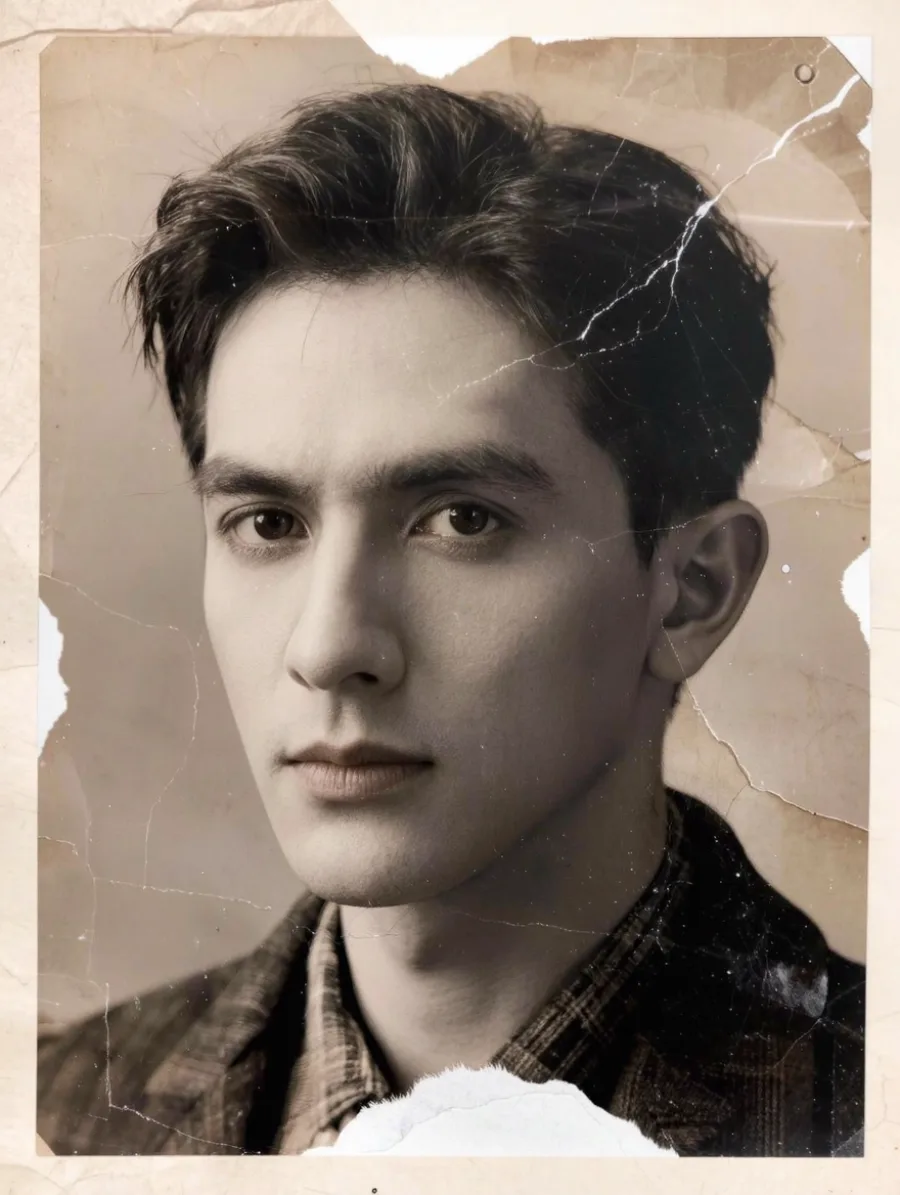Generated cover illustrating repair an aged photograph.